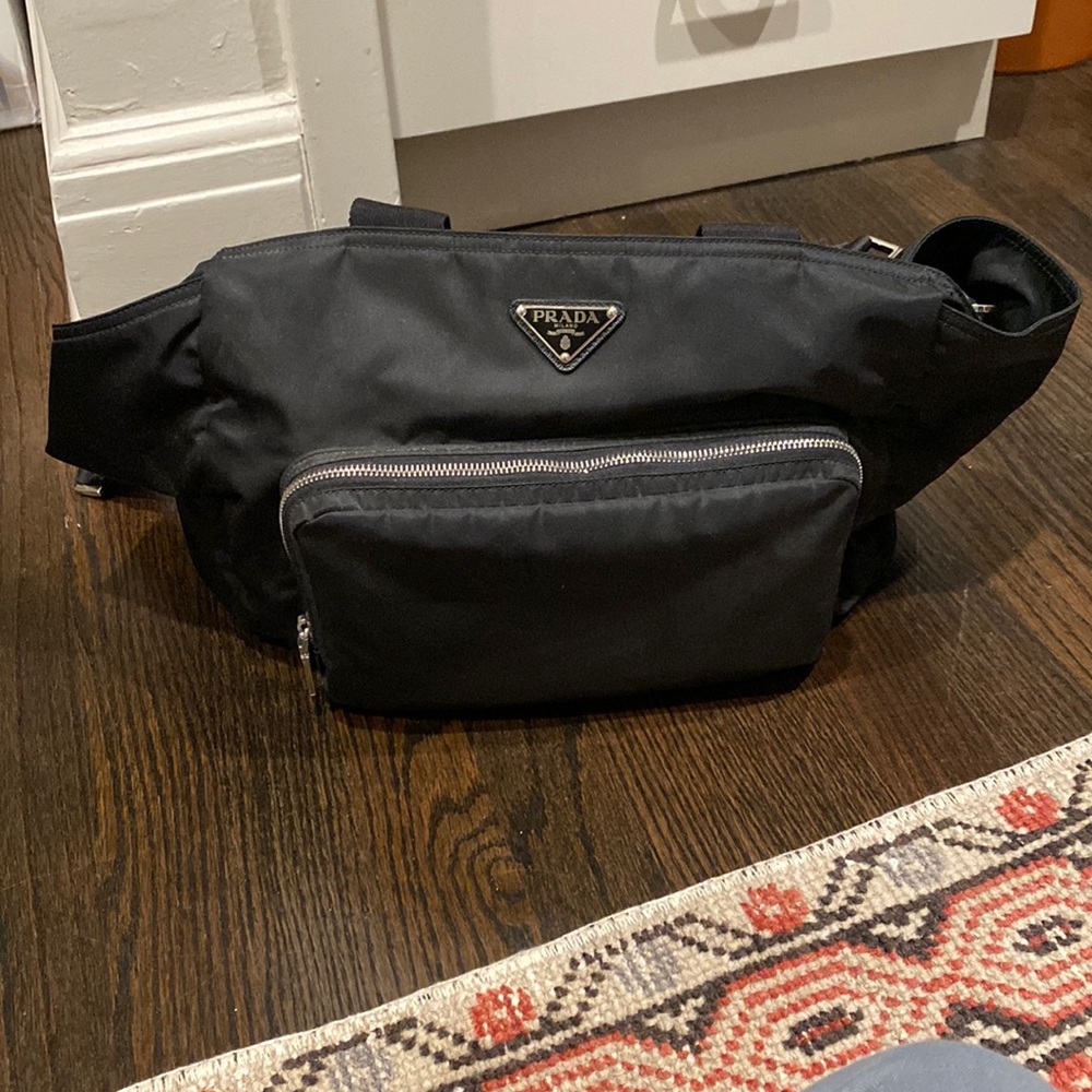Prada diaper bag